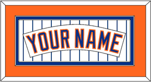 New York Nameplate - Home Pinstripes (1983-1986) - Double Mat 4