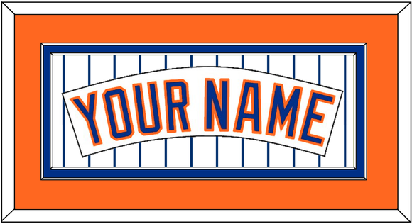 New York Nameplate - Home Pinstripes (1983-1986) - Double Mat 4