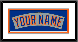 New York Nameplate - Road Gray (1982-1986) - Double Mat 1