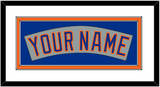 New York Nameplate - Road Gray (1982-1986) - Double Mat 1