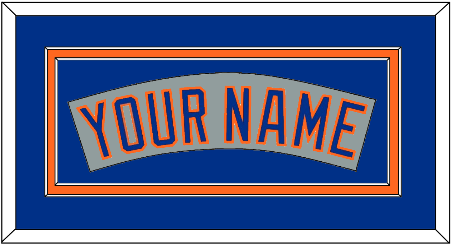 New York Nameplate - Road Gray (1982-1986) - Signature Tier 3
