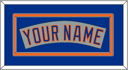 New York Nameplate - Road Gray (1982-1986) - Signature Tier 3