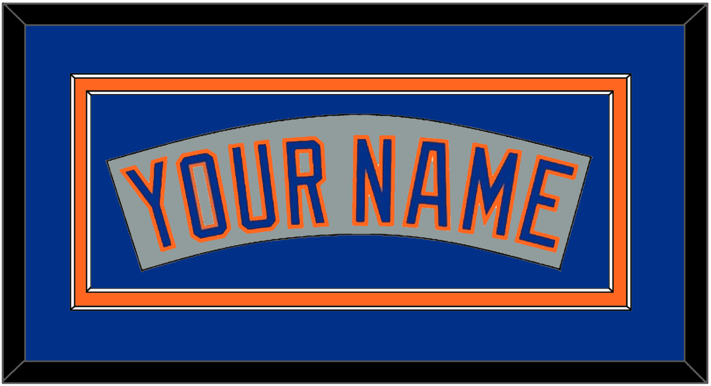 New York Nameplate - Road Gray (1982-1986) - Signature Tier 3