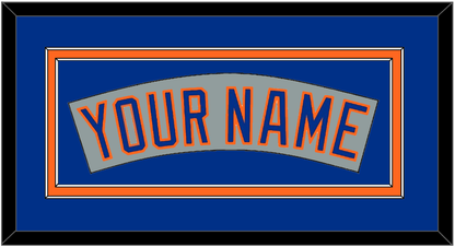 New York Nameplate - Road Gray (1982-1986) - Signature Tier 3