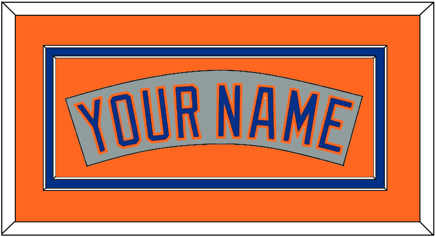 New York Nameplate - Road Gray (1982-1986) - Signature Tier 4