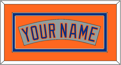New York Nameplate - Road Gray (1982-1986) - Signature Tier 4