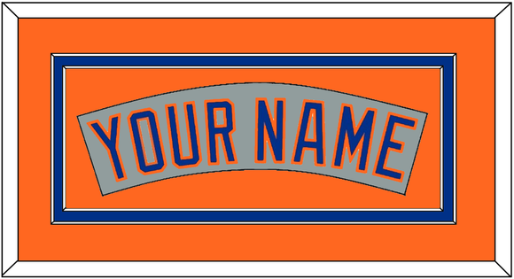 New York Nameplate - Road Gray (1982-1986) - Double Mat 4