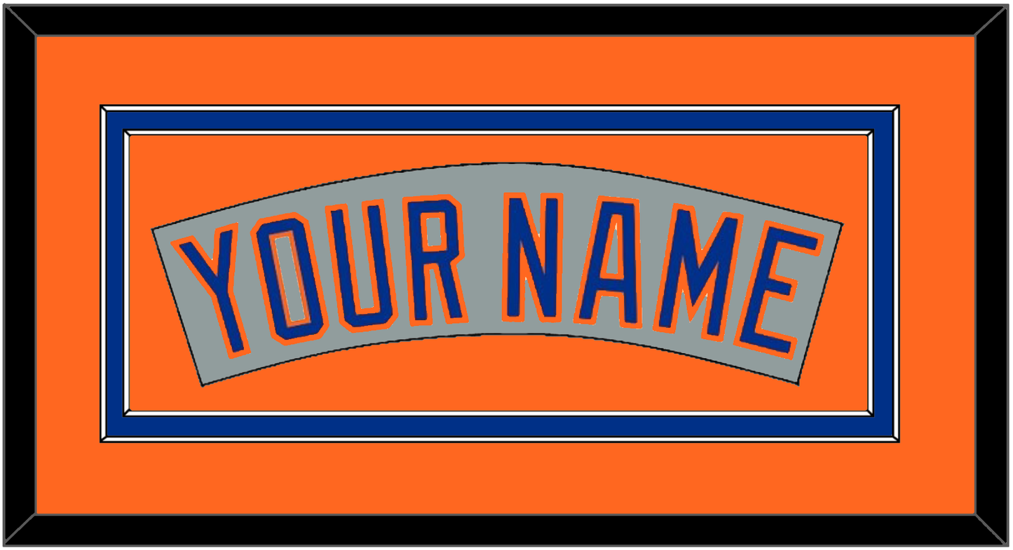 New York Nameplate - Road Gray (1982-1986) - Signature Tier 4
