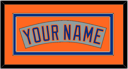 New York Nameplate - Road Gray (1982-1986) - Signature Tier 4