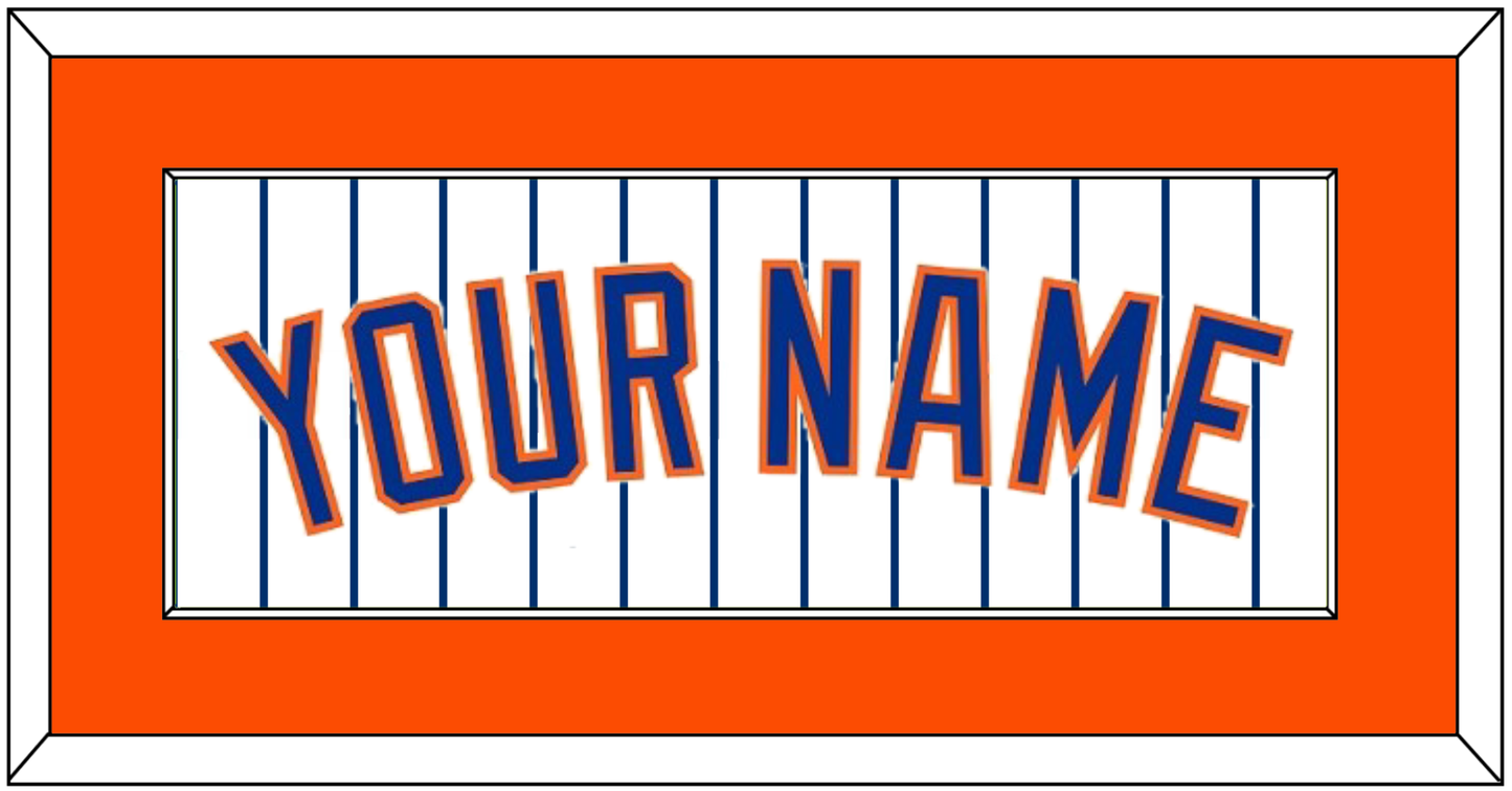 New York Name - Home Pinstripes Jersey - Essential Tier 2