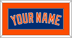 New York Name - Alternate Home Blue - Single Mat 2