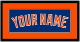 New York Name - Alternate Home Blue - Single Mat 2