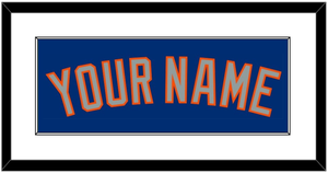 New York Name - Alternate Road Blue - Single Mat 1