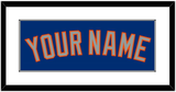 New York Name - Alternate Road Blue - Single Mat 1