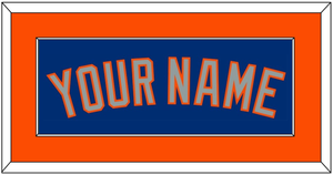 New York Name - Alternate Road Blue - Single Mat 2