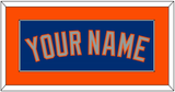 New York Name - Alternate Road Blue - Single Mat 2