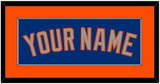 New York Name - Alternate Road Blue - Single Mat 2