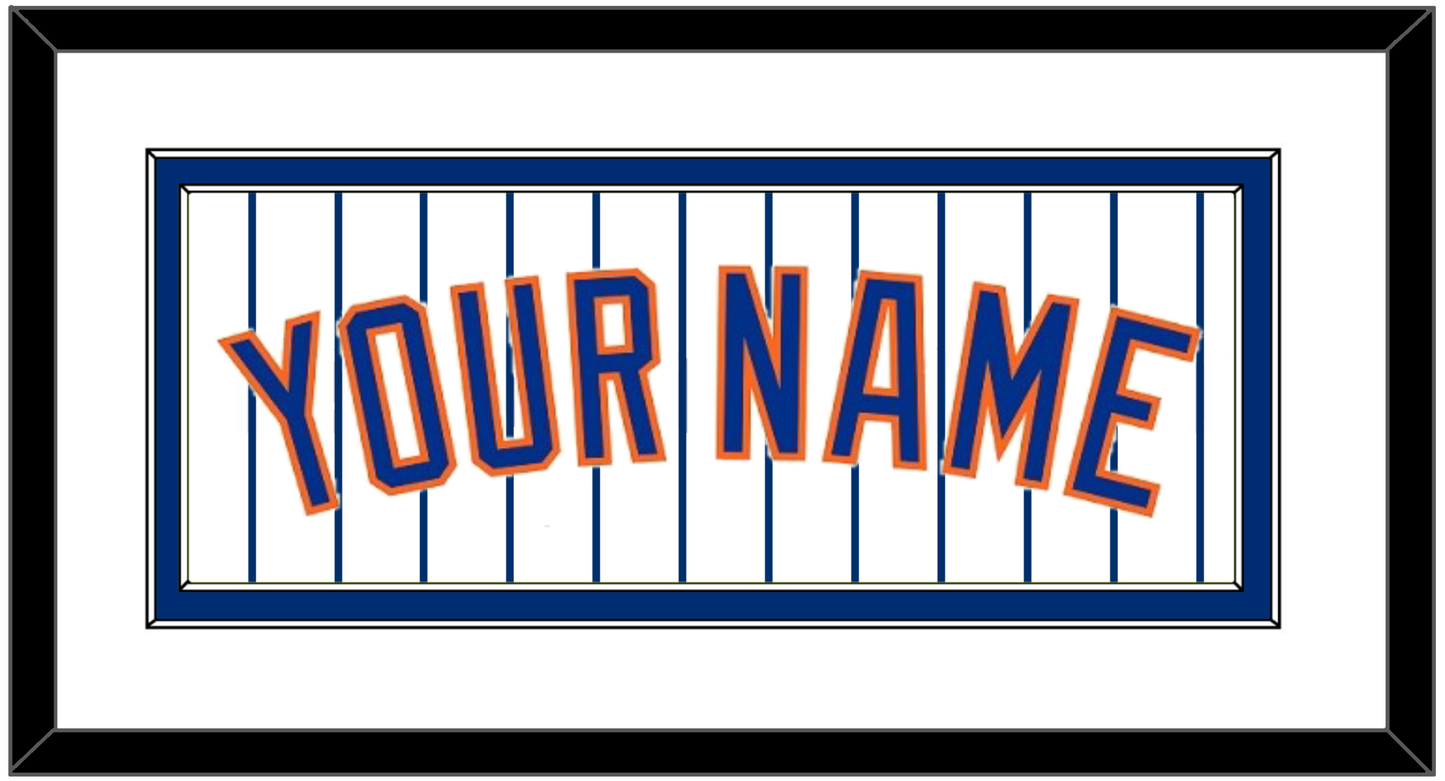 New York Name - Home Pinstripes Jersey - Signature Tier 1