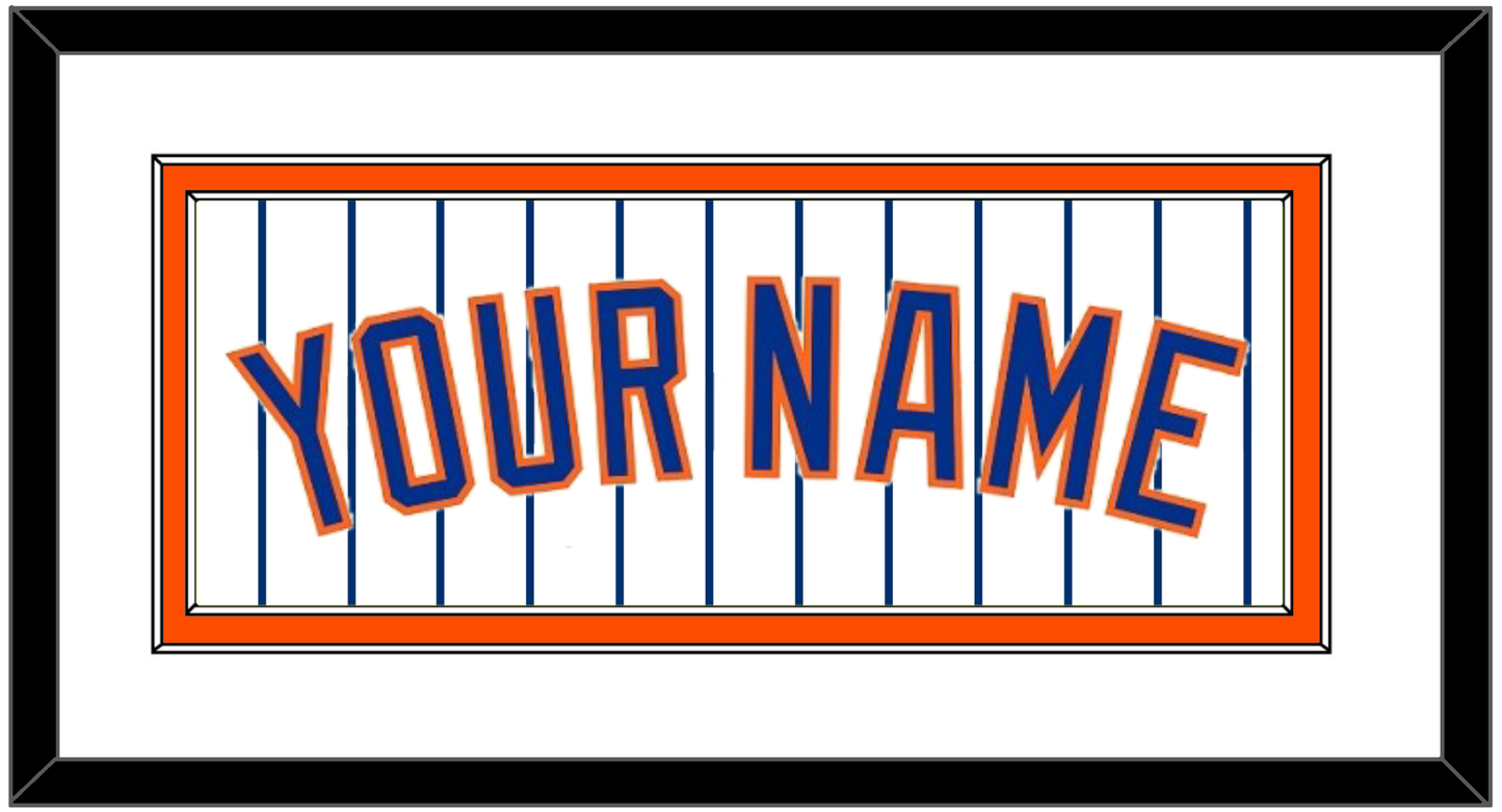 New York Name - Home Pinstripes Jersey - Signature Tier 2