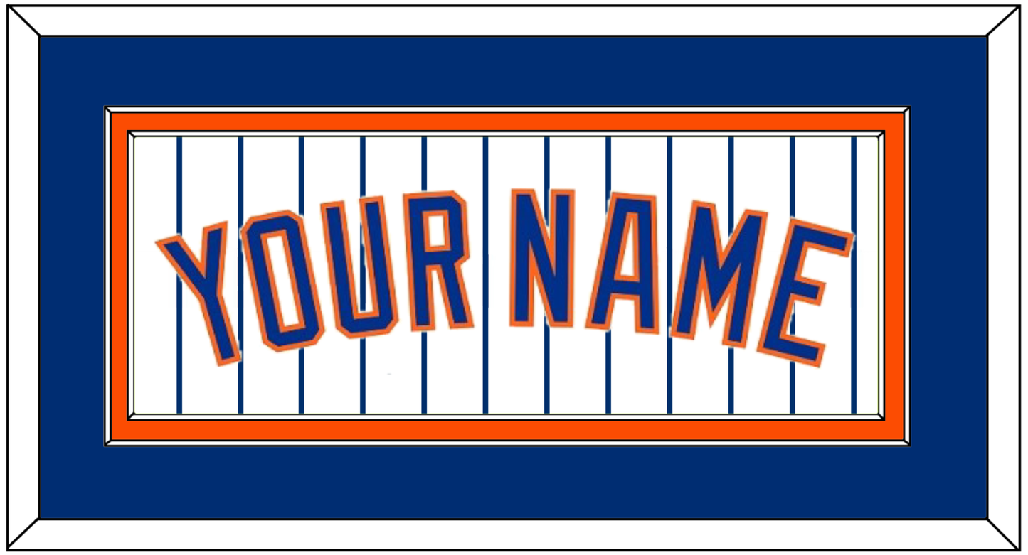 New York Name - Home Pinstripes Jersey - Signature Tier 3