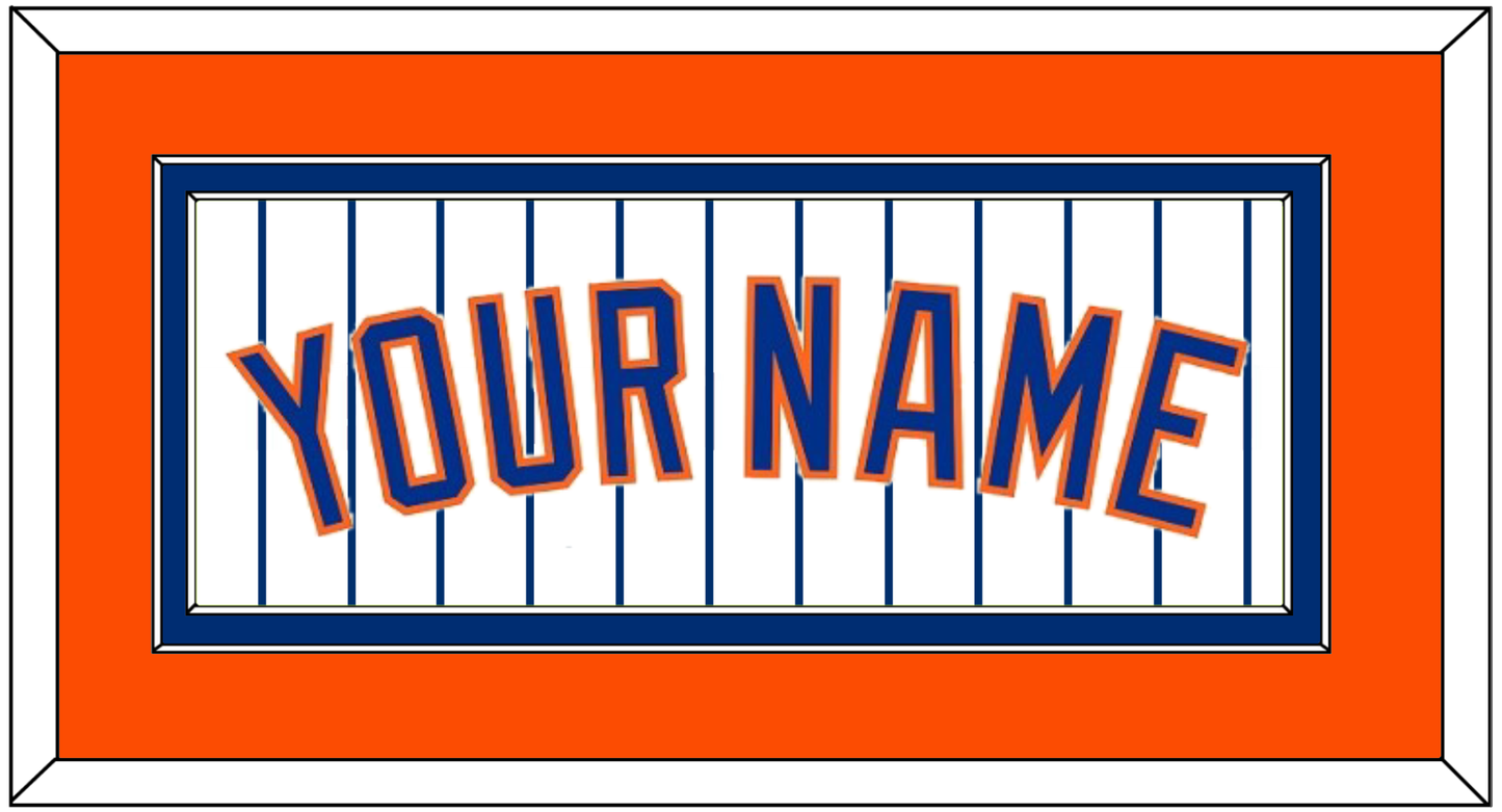 New York Name - Home Pinstripes Jersey - Signature Tier 4