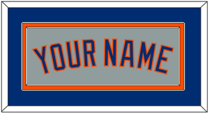 New York Name - Road Gray - Double Mat 3