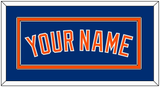 New York Name - Alternate Home Blue - Double Mat 2