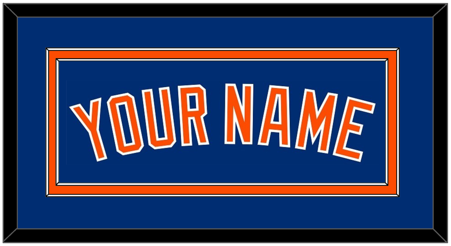 New York Name - Alternate Home Blue - Signature Tier 2