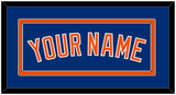 New York Name - Alternate Home Blue - Double Mat 2