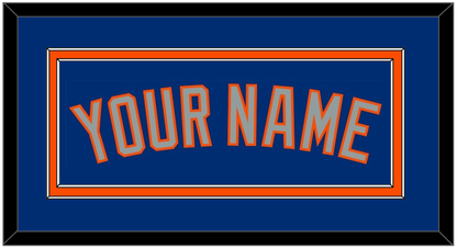 New York Name - Alternate Road Blue - Signature Tier 2