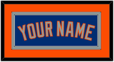 New York Name - Alternate Road Blue - Double Mat 3