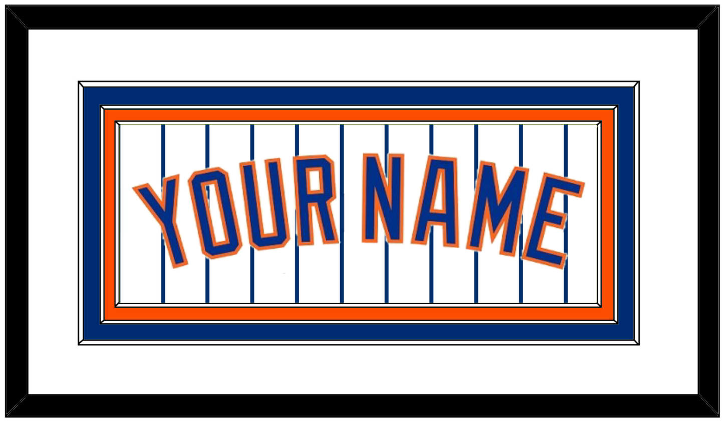 New York Name - Home Pinstripes Jersey - Premier Tier 1