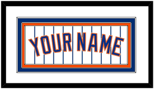 New York Name - Home Pinstripes Jersey - Triple Mat 1