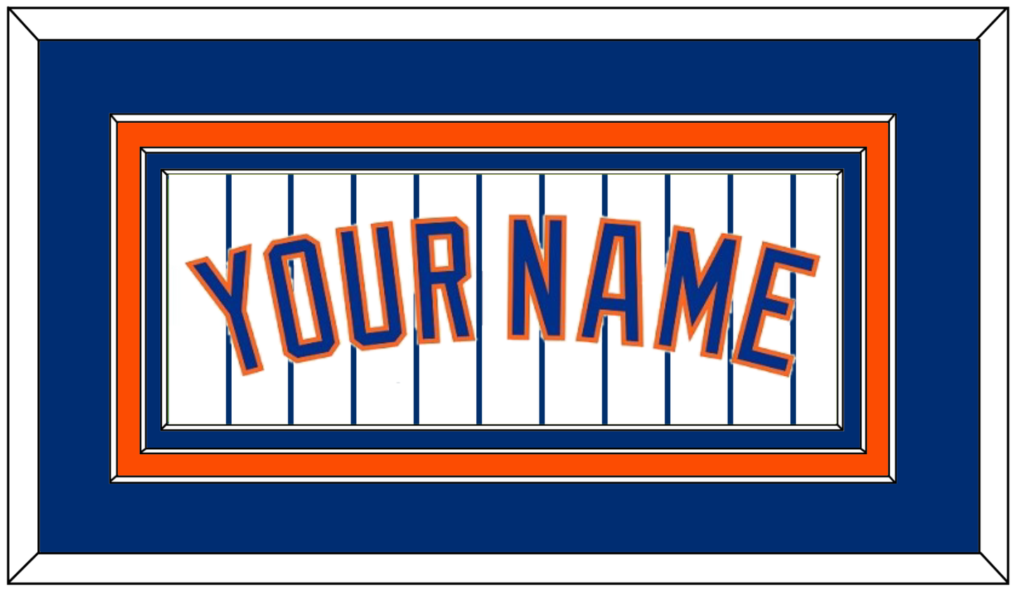 New York Name - Home Pinstripes Jersey - Premier Tier 2