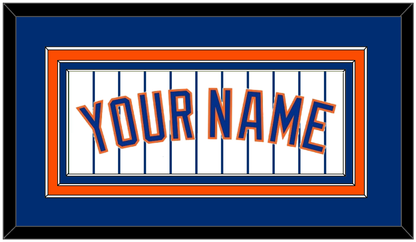 New York Name - Home Pinstripes Jersey - Premier Tier 2