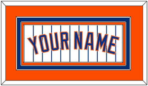 New York Name - Home Pinstripes Jersey - Triple Mat 3