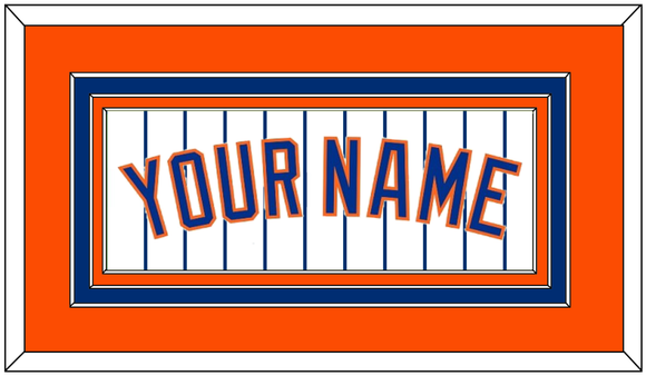 New York Name - Home Pinstripes Jersey - Triple Mat 3