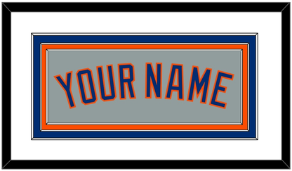 New York Name - Road Gray - Premier Tier 1