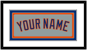 New York Name - Road Gray - Triple Mat 1