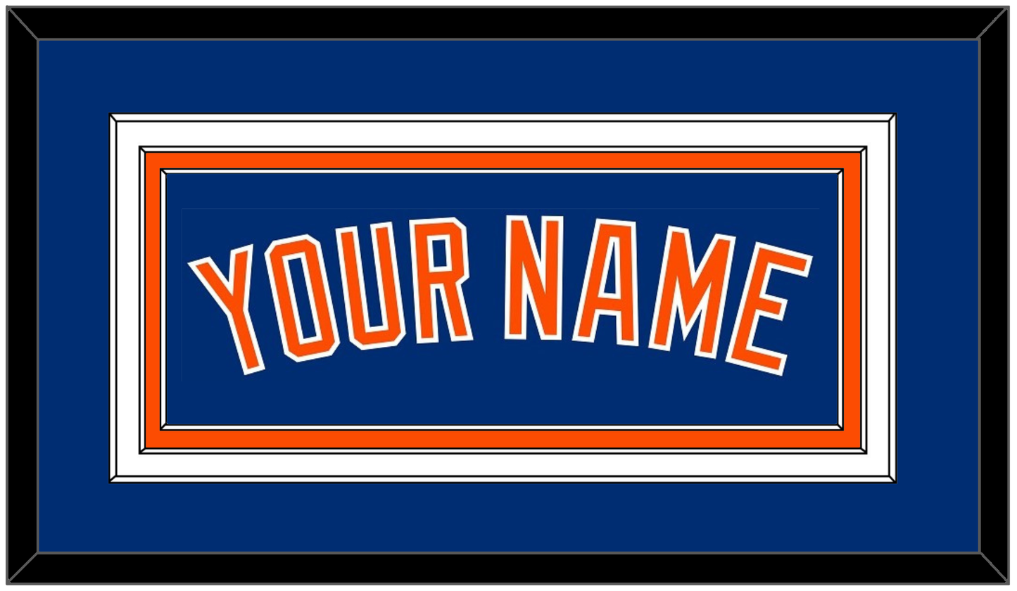 New York Name - Alternate Home Blue - Premier Tier 2