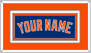 New York Name - Alternate Home Blue - Triple Mat 3