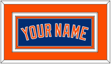 New York Name - Alternate Home Blue - Triple Mat 3