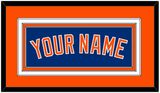 New York Name - Alternate Home Blue - Triple Mat 3