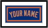 New York Name - Alternate Road Blue - Triple Mat 1