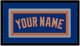 New York Name - Alternate Road Blue - Triple Mat 2