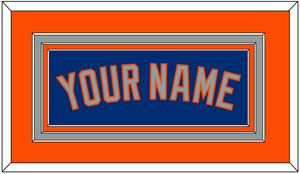 New York Name - Alternate Road Blue - Triple Mat 3