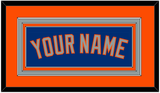 New York Name - Alternate Road Blue - Triple Mat 3