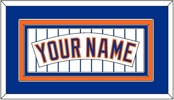 New York Nameplate - Home Pinstripes (1983-1986) - Triple Mat 2