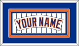 New York Nameplate - Home Pinstripes (1983-1986) - Triple Mat 2