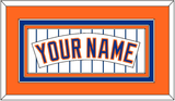 New York Nameplate - Home Pinstripes (1983-1986) - Triple Mat 3